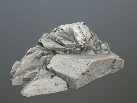 River Stones 3D Model