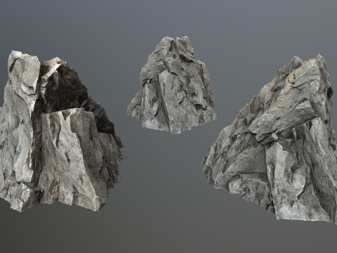 River Stones Model 3D