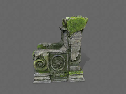 Old throne 3D Model