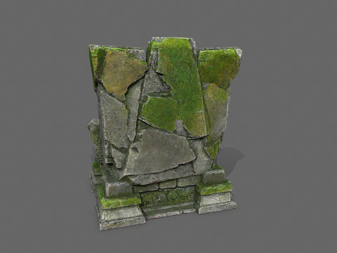 Old throne Modello 3D