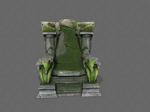 Old throne 3D Model