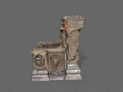 Old throne 3D Model