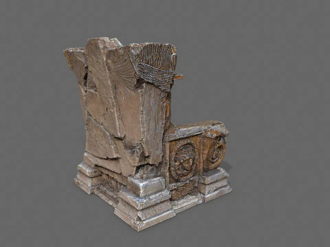 Old throne 3D Model