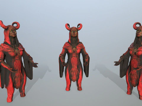 Angel fountain 3D Model