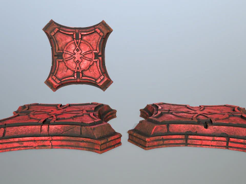 Angel fountain 3D Model