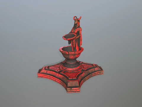 Angel fountain 3D Model