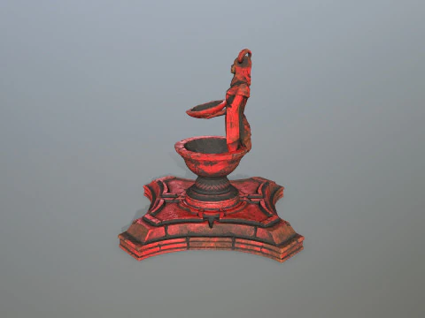 Angel fountain 3D Model