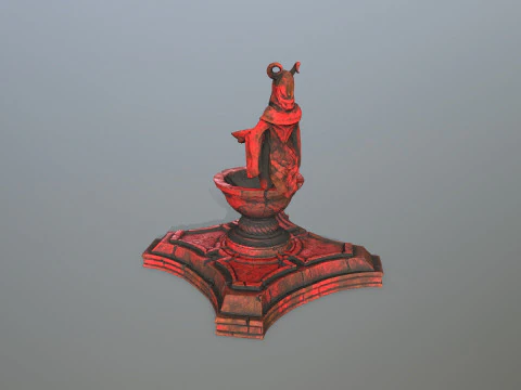 Angel fountain 3D Model