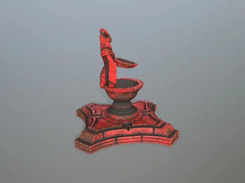 Angel fountain 3D Model