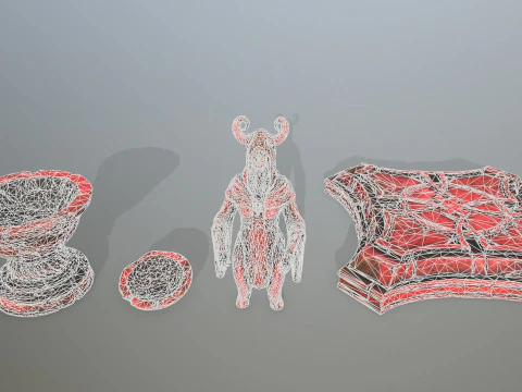 Angel fountain 3D Model
