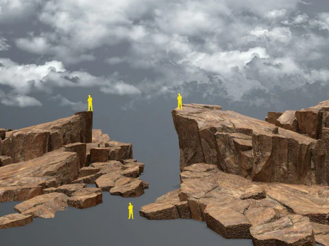 砂漠の岩 3Dモデル