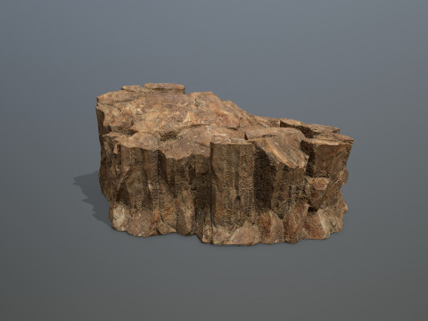 Desert rocks 3D मॉडल