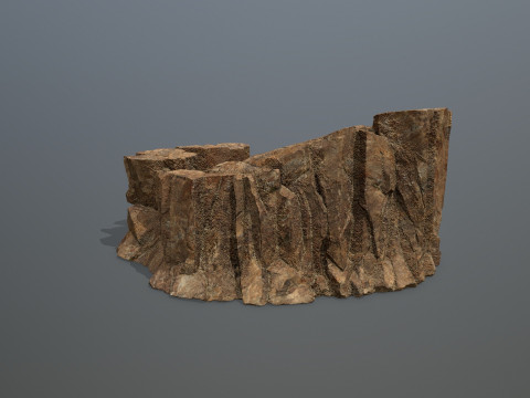 Desert rocks 3D मॉडल