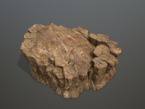 Desert rocks 3D मॉडल