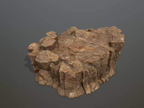 Desert rocks 3D मॉडल