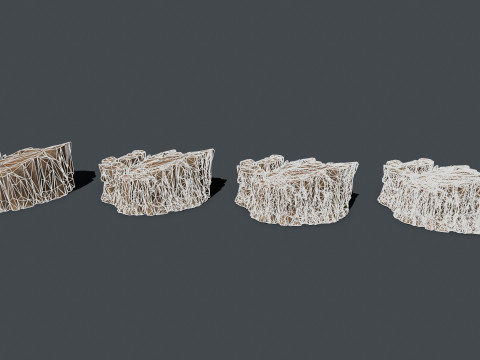 Desert rocks 3D मॉडल