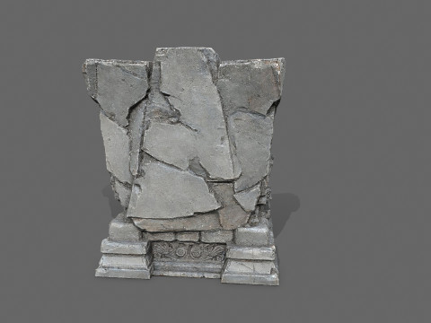 Old throne 3D Modell