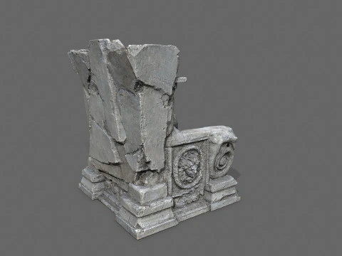 Old throne 3D Model