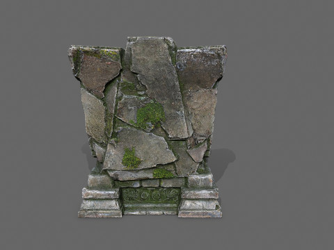 Old throne 3D मॉडल