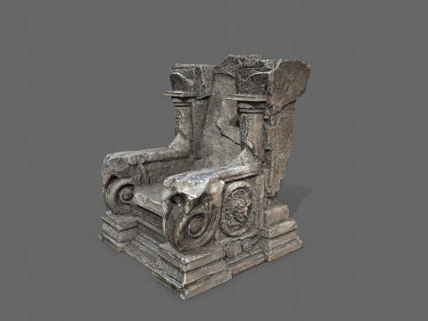 Old throne 3D Model