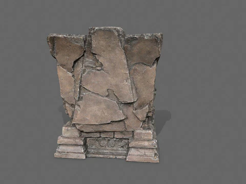 Old throne 3D Model