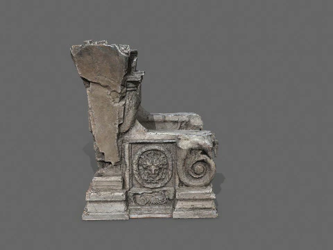 Old throne 3D Model