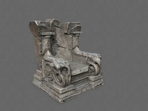 Old throne 3D Model