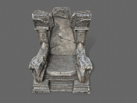 Old throne 3D Модель