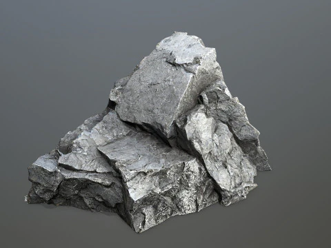 Cliff rocks 3D Model