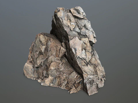 Cliff rocks 3D Model