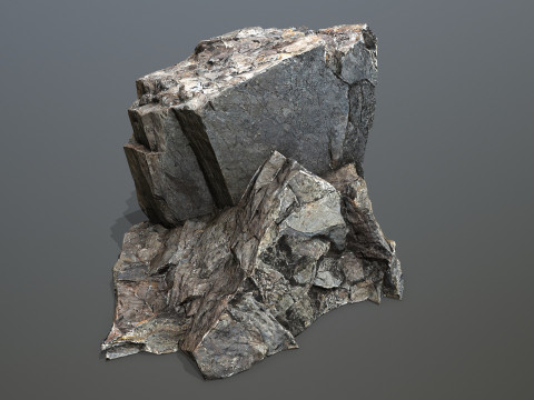Cliff rocks 3D Модель