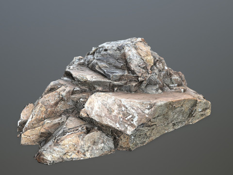 Cliff rocks 3D Модель