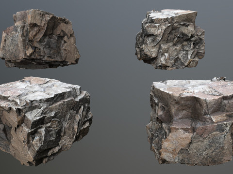 Cliff rocks 3D Модель