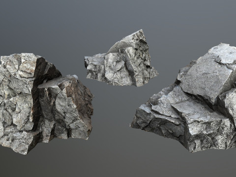 Cliff rocks 3D Модель