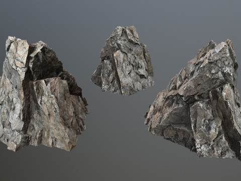 Cliff rocks 3D Модель