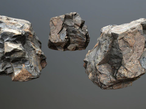 Cliff rocks 3D Model