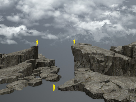 Cliff rocks 3D 模型