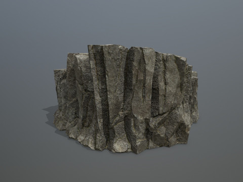 Cliff rocks 3D Model