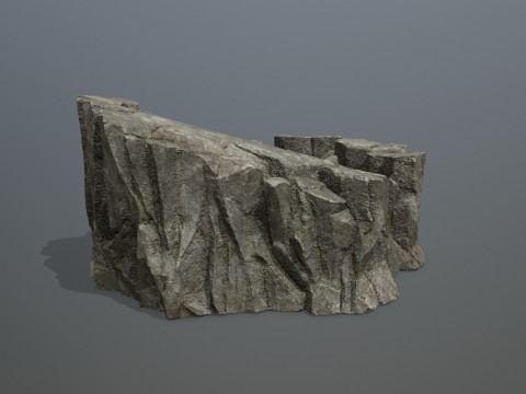 Cliff rocks 3D Model
