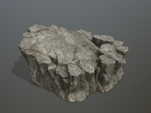 Cliff rocks 3D Model