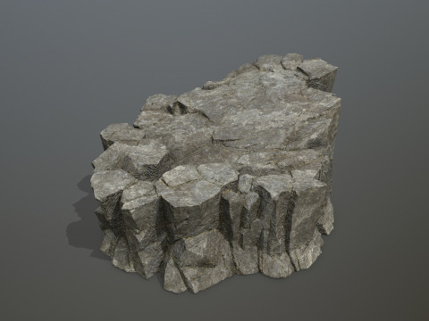 Cliff rocks 3D Model