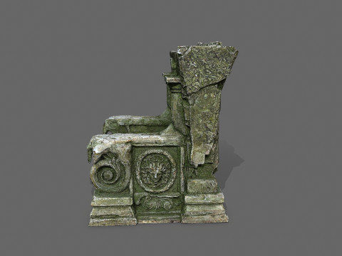 Old throne 3D Модель