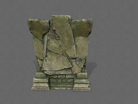 Oude troon 3D Model