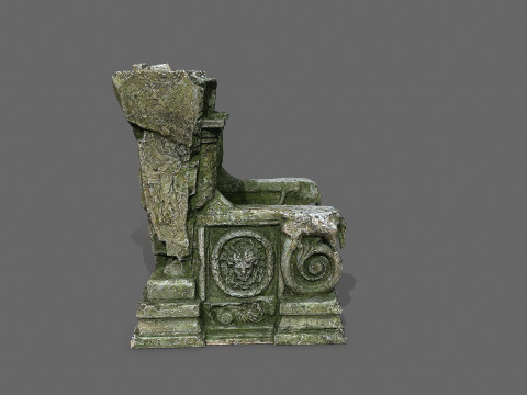 Old throne 3D Модель