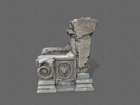 오래된 왕좌 3D 모델