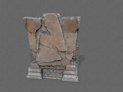 오래된 왕좌 3D 모델