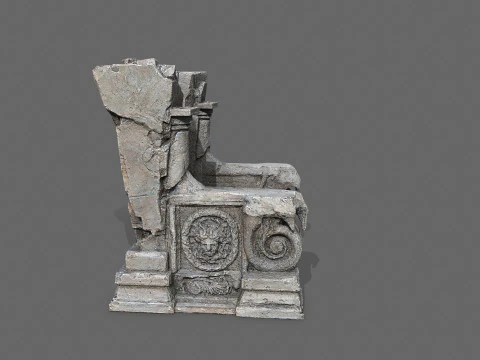 오래된 왕좌 3D 모델