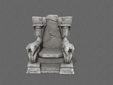 오래된 왕좌 3D 모델