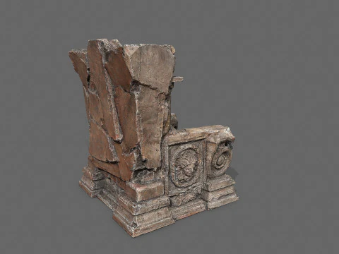 Old throne 3D Model
