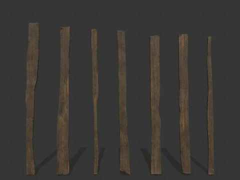 Wooden models 3D Model